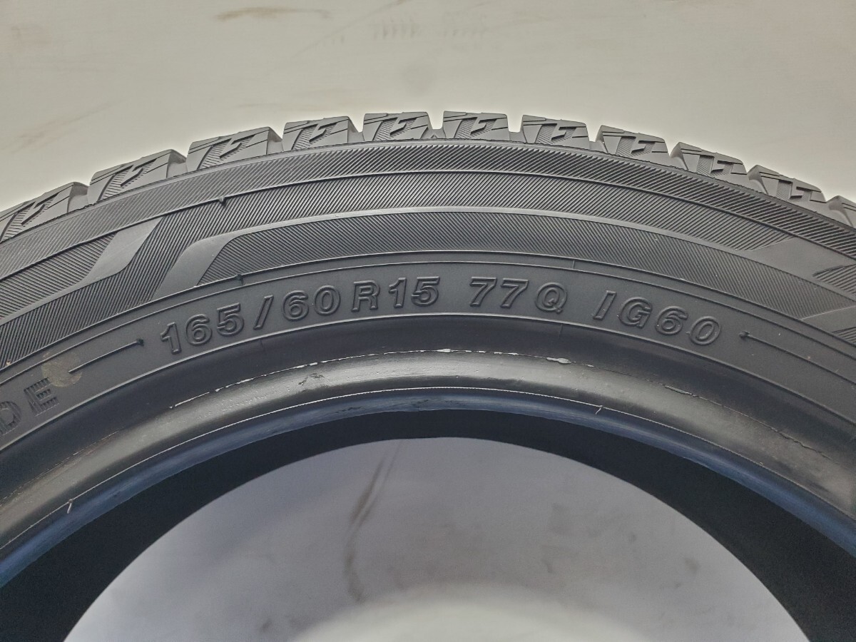 165/60R15 スタッドレス ヨコハマ アイスガード IG60 バリ溝 深溝 21年式 送料無料 T2611_画像6
