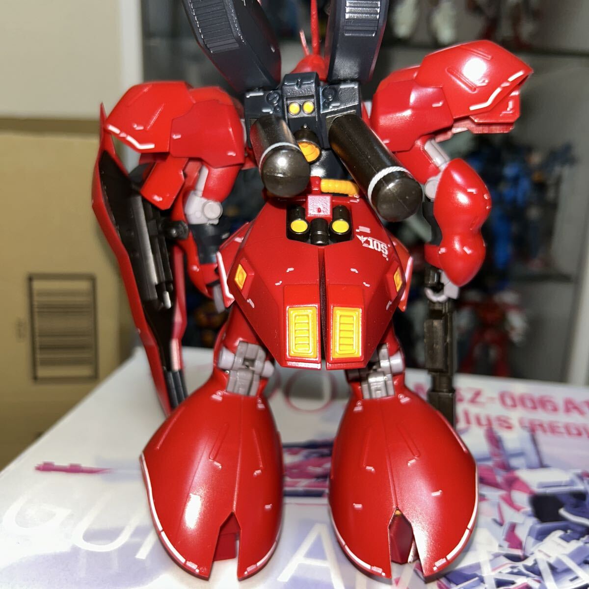 デカール貼り・クリア塗装済　ROBOT魂 サザビー_画像7