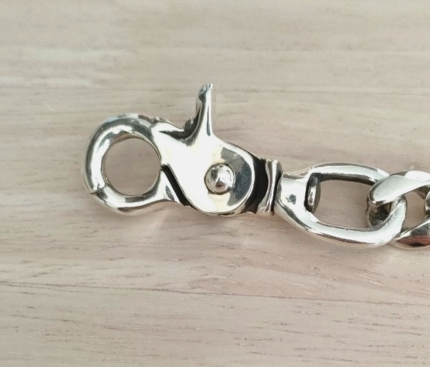 キーチェーン　クラシック　8LINK　クロムハーツタイプ　シルバー