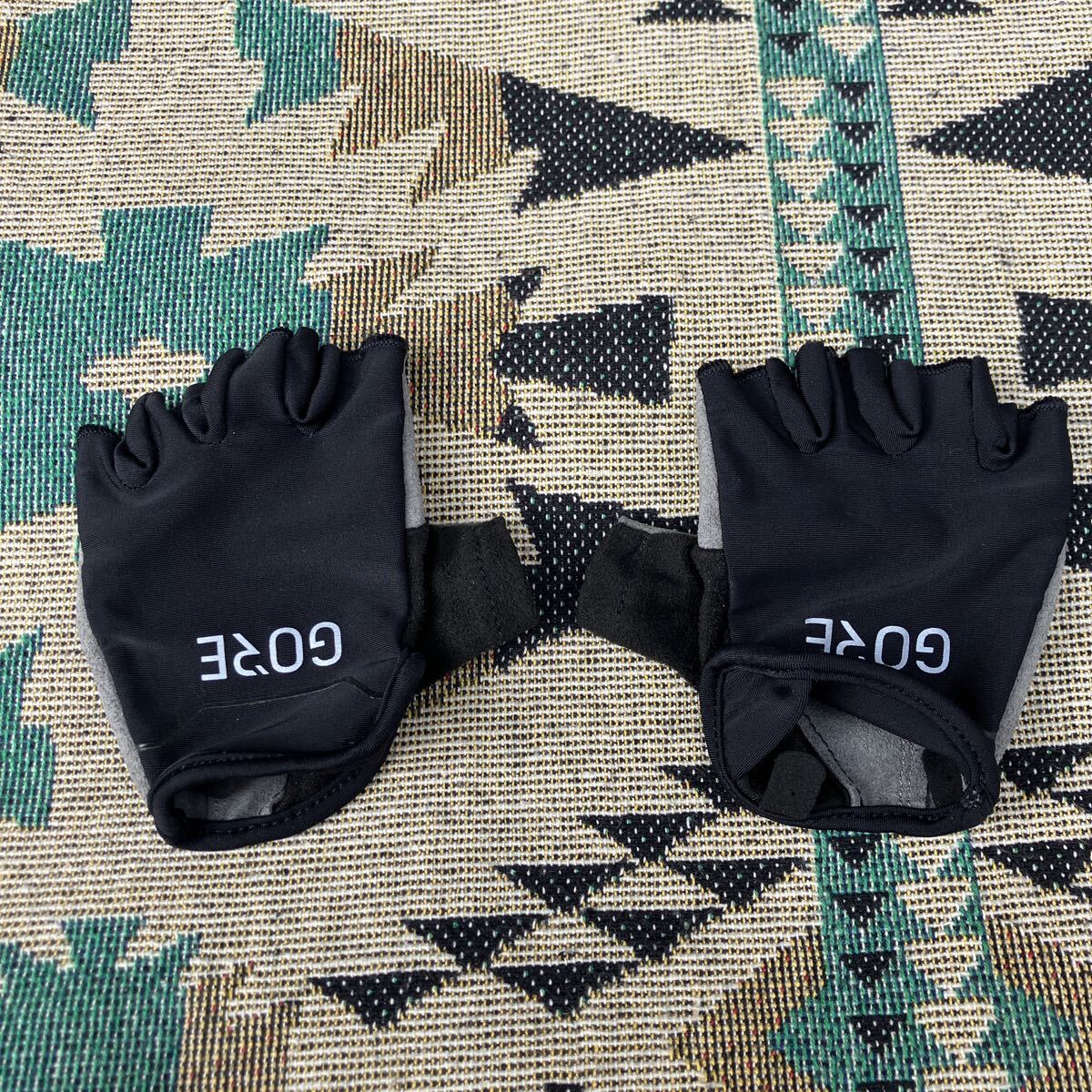 ロードバイク ハーフフィンガー グローブ　GOREWEAR Sサイズ ブラック_画像1