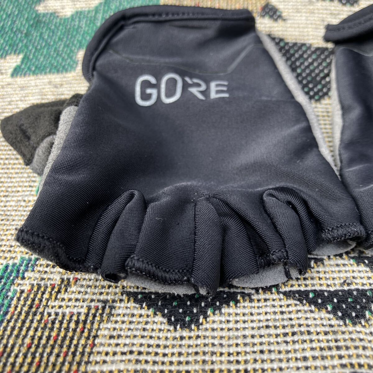 ロードバイク ハーフフィンガー グローブ　GOREWEAR Sサイズ ブラック_画像5