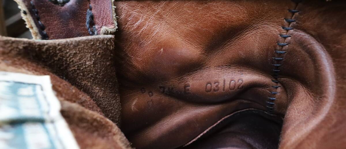 【7.5E 50周年モデル 犬タグ】レッドウィング 1950 アイリッシュセッター ダークブラウン レースアップ ワークブーツ redwing カヌーモック