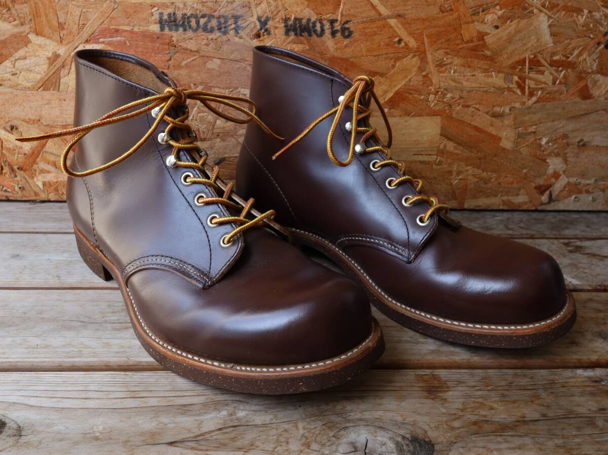 【70s 10H ほぼDEAD 舊プリント羽タグ】レッドウィング 777 アイリッシュセッター ガラスレザー レースアップ ブーツ redwing ビンテージ