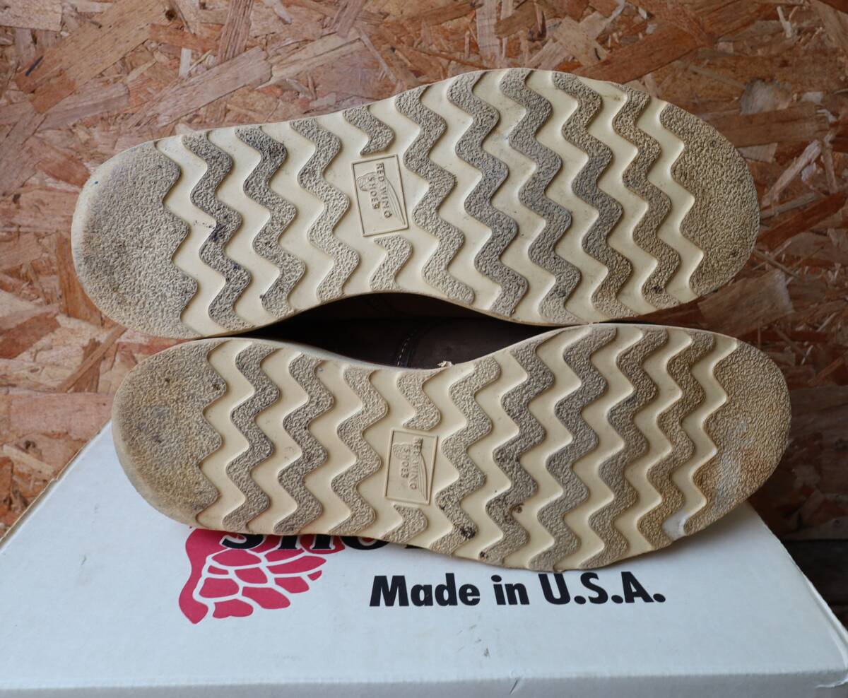 【9EE 箱付 サイド羽タグ 00年】レッドウィング 2877 アイリッシュセッター ヌバック ブラウン 編み上げ ブーツ redwing ビンテージ