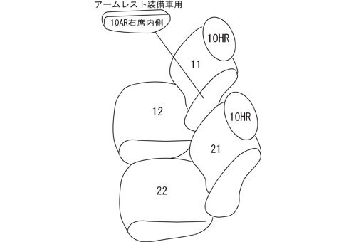 Clazzio ストロングレザー シートカバー 1列目のみ ミニキャブバン DS17V H27/3～R6/2 ブラボー/ブラボーターボ/R4.4.21 一部改良後のG他_画像2
