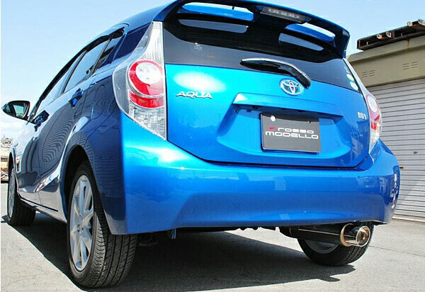 Rossomodello ロッソモデロ マフラー コルバッソ GT-X アクア DAA-NHP10 H23.12～H24.8 1NZ-FXE FF G/S/L 前期 受注生産品_画像5