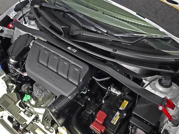 BLITZ ブリッツ ストラットタワーバー レッド フロント用 スイフトスポーツ ZC33S R7.3～ K14C FF_画像3