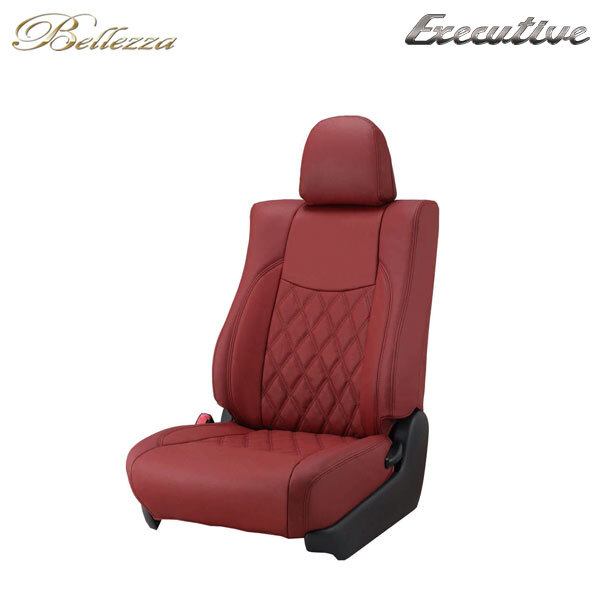 Bellezza ベレッツァ シートカバー EXEC オールレザー ダイア ミニキャブバン DS17V R6/3～ ブラボー 助背面テーブル付 後席:座面/左右分割