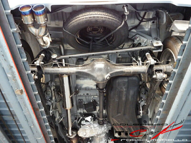 Rossomodello ロッソモデロ マフラー コルバッソ Ti-C ピクシスバン EBD-S321M EBD-S331M H29.11~R2.7 KF ターボ MT クルーズターボ_画像8