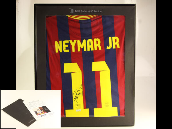 NEYMAR JR.　ネイマール　サイン入　ユニフォーム　バルセロナ　11/11　BBM Authentic Collection保証書付　I2913