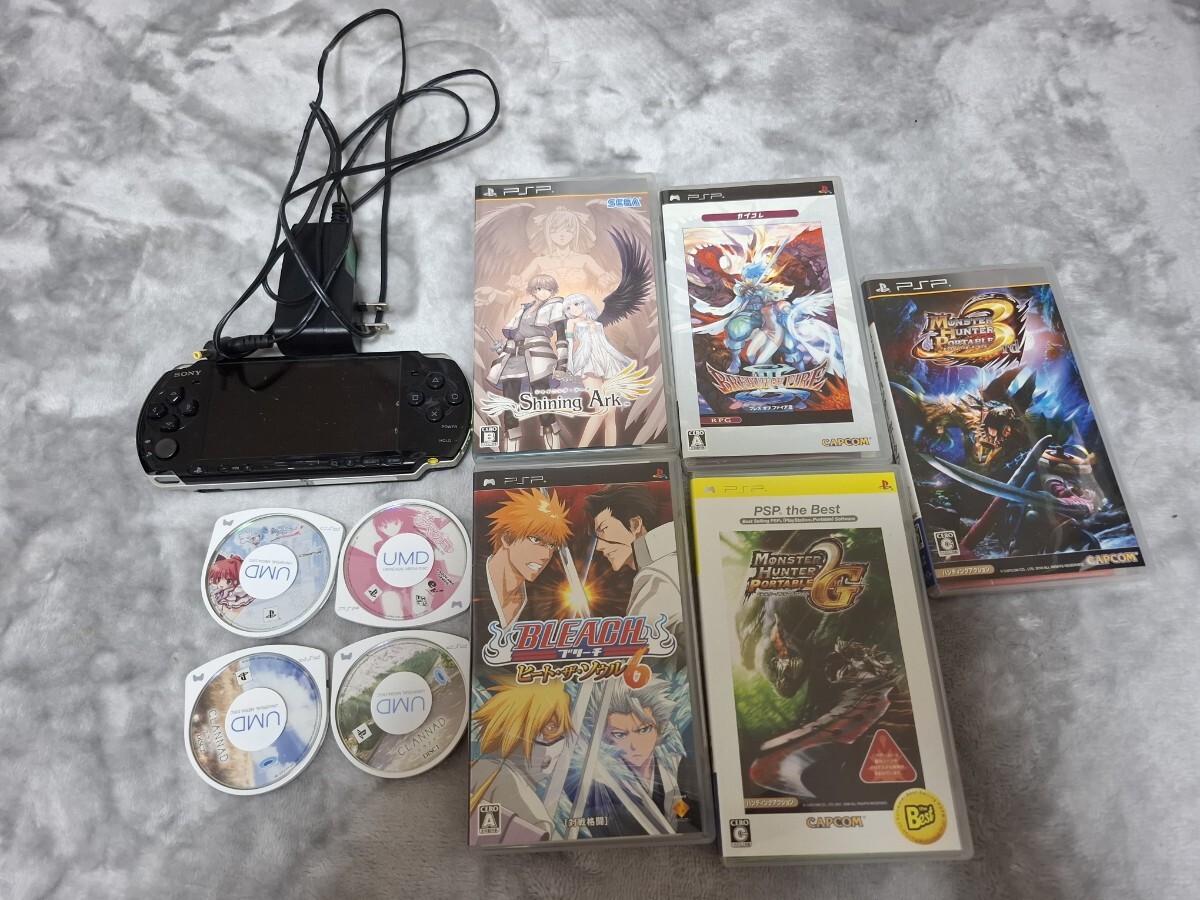 PSP　本体　ソフト　セット　わけあり_画像1