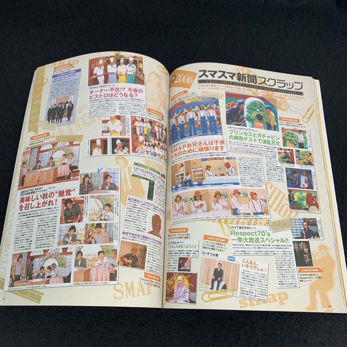 Ge-161/SMAP×SMAP COMPLETE BOOK/月刊スマスマ新聞/Vol.4?YELLOW?/2012年9月発行/東京ニュース通信社/L10/70919