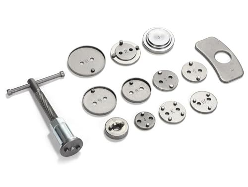 ブレーキキャリパーツール ブレーキパッド ブレーキディスク 交換用 車 メンテナンス 工具 13点セット ケース付き_画像2