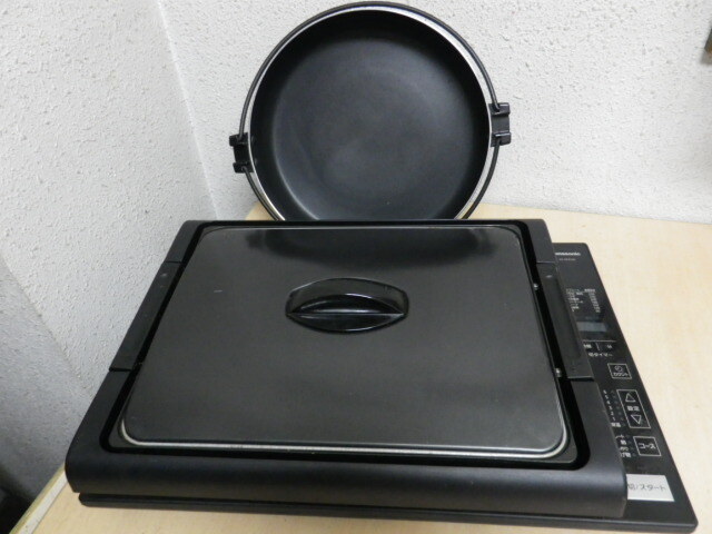 パナソニック KZ-HP2100 IHホットプレート+すき焼き鍋 2014年製 中古