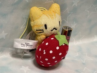 まめまめねこねこ★いちごLOVEマスコット