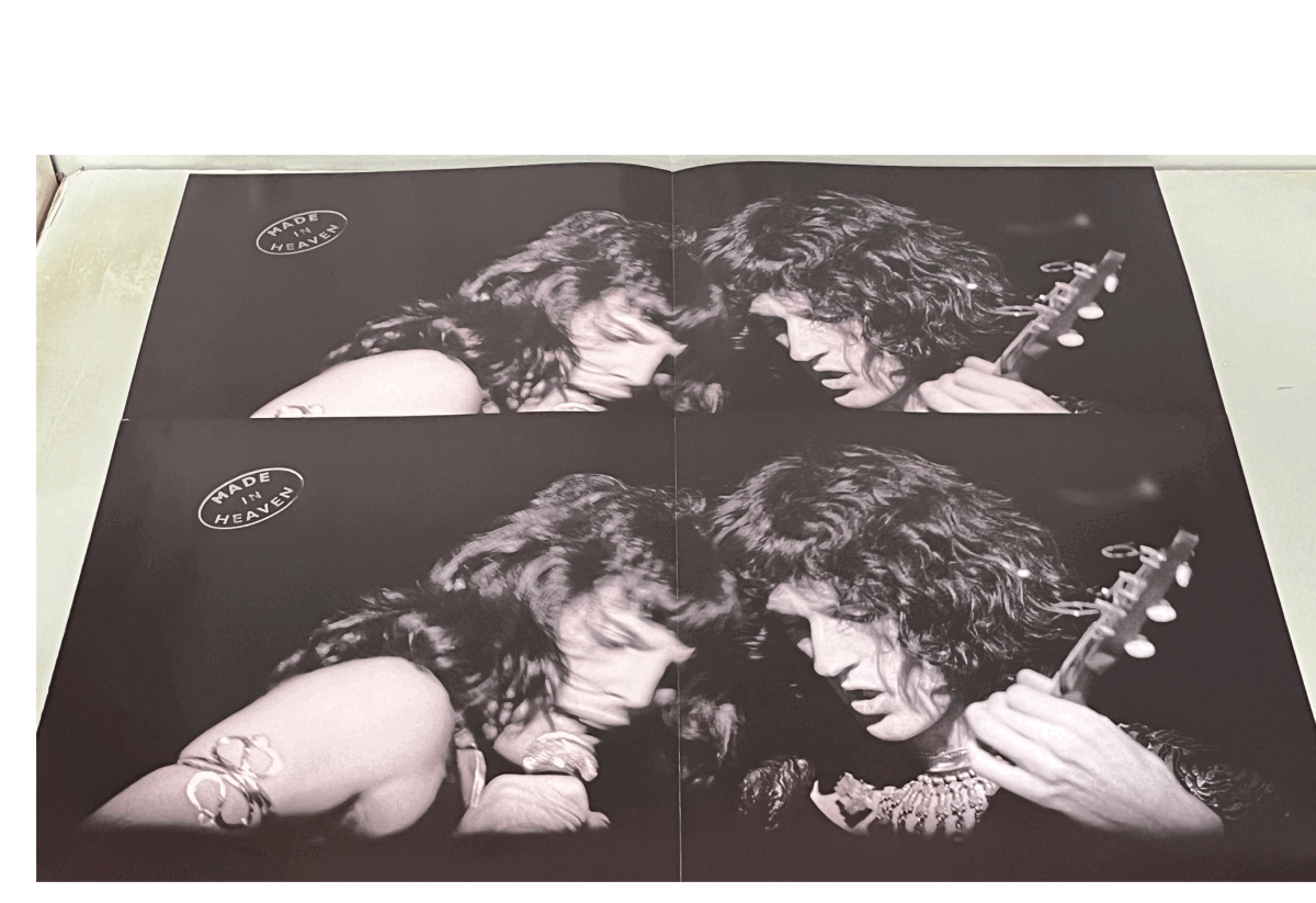 QUEEN クイーン / MADE IN HEAVEN　　UK.Orig. Black Vinyl Misprint　ポスター4點付　A-02-01-1 / B-02-01-1