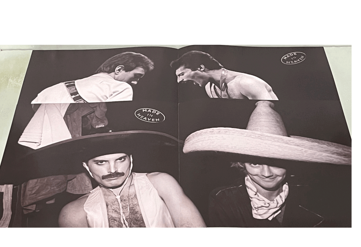 QUEEN クイーン / MADE IN HEAVEN　　UK.Orig. Black Vinyl Misprint　ポスター4點付　A-02-01-1 / B-02-01-1