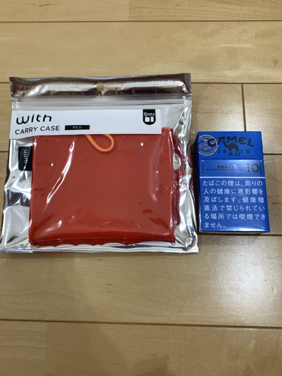 with 2 ウィズ 防水 ポーチ キャリー ケース バッグ アクセサリー カスタムパーツ ploom X アドバンス 本体 パネル キーホルダー グッズ_画像3