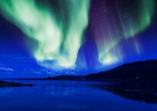  Aurora север высшее свет no- The n свет Scotland бог .. картина способ обои постер очень большой A1 версия 830×585mm(. ... наклейка тип )014A1