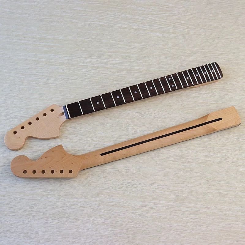 22フレッドストラトキャスターネックリバースラージヘッドレアエレキギター 交換ネックメイプル製_画像4