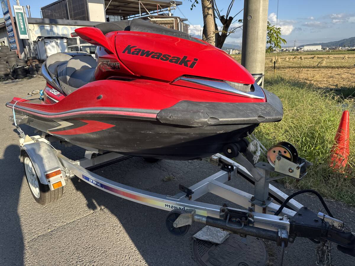 カワサキ　ウルトラ　250X ULTRA250X トレーラーセット　ジャンク品_画像2