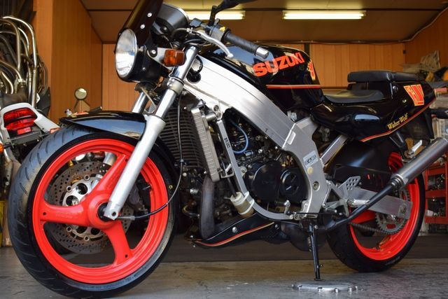 SUZUKI ウルフ250 VJ21A 1990年 最終型 希少絶版車 フルパワー規(guī)制前45ps 希少2サイクル 機関良好キック始動OK レスポンス抜群 E/G絶好調(diào)