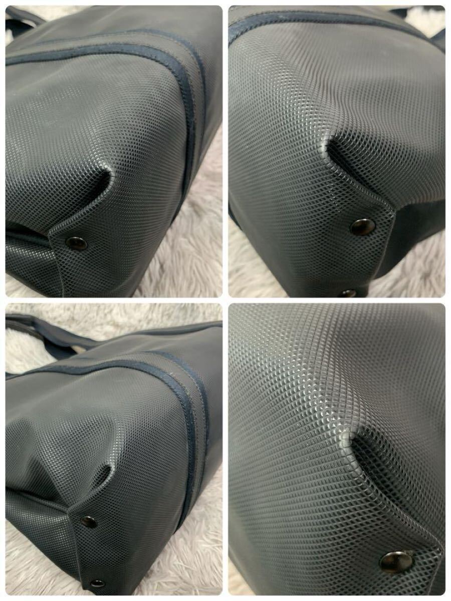 極美品 BOTTEGAVENETA ボッデガベネダ マルコポーロ トートバッグ ショルダーバッグ A4収納 肩がけ 大容量 通勤 ビジネス ブラック メンズ