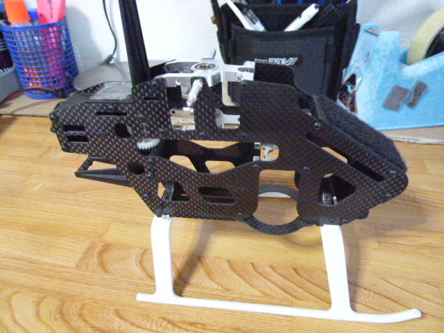 ALIGNT-REX 450PROカーボンメインフレーム一式中古_画像1