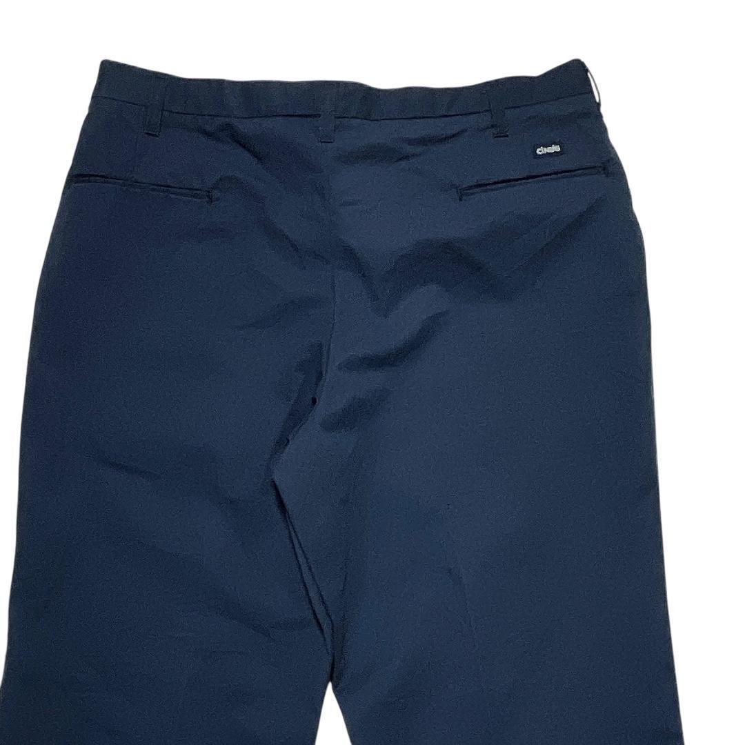 CINTAS スラックス チノパン W38 ネイビー US古着e95_画像5
