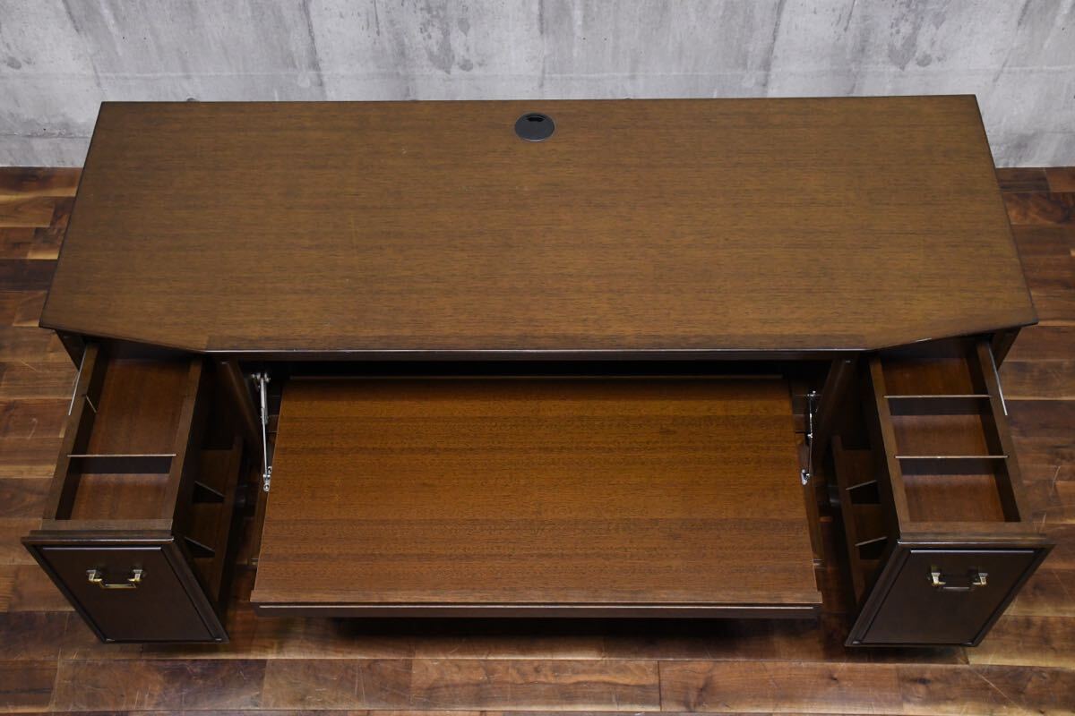 EIC3 マルニ木工 地中海ロイヤル ROYAL テレビボード 48万 ローボード W1500 テレビ台 AV/TVボード キャビネット ビーチ材 リビングボード_画像5