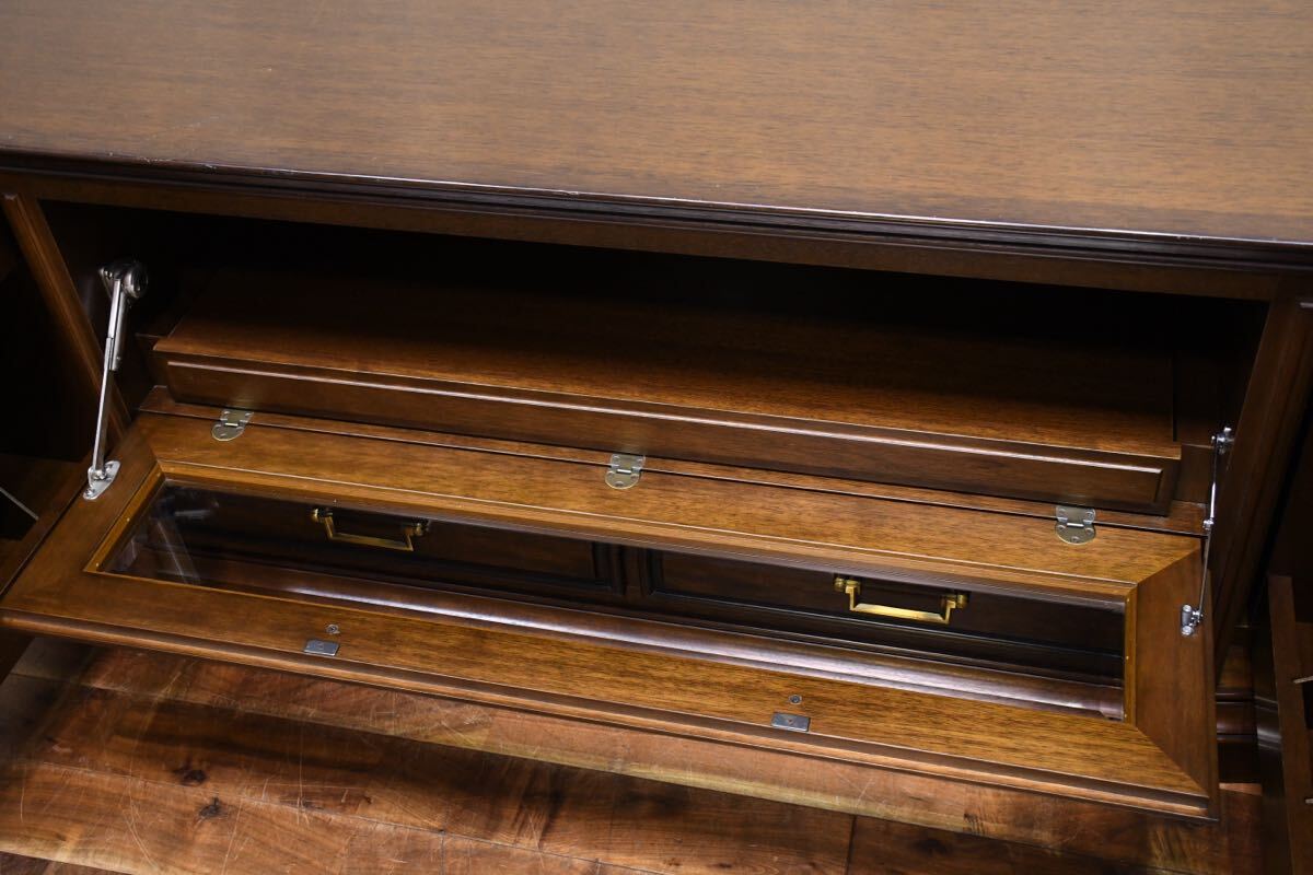 EIC3 マルニ木工 地中海ロイヤル ROYAL テレビボード 48万 ローボード W1500 テレビ台 AV/TVボード キャビネット ビーチ材 リビングボード_画像6