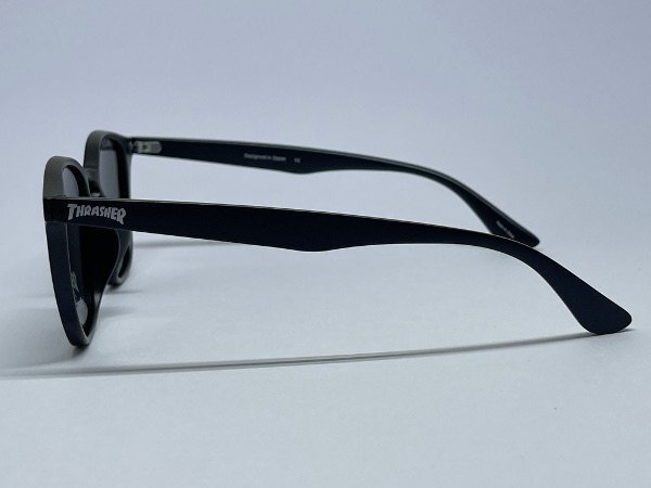 送料無料 サングラス THRASHER スラッシャー 1030MR BK-SI 偏光＆ミラーレンズ・シルバーミラー_画像2