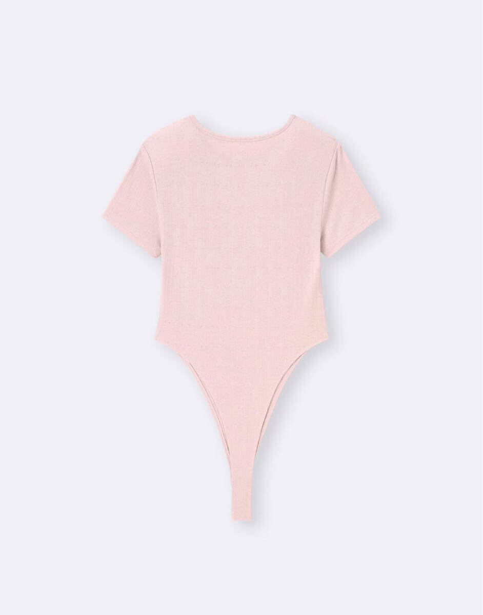 GUコットンブレンドボディスーツ(半袖)(ドライ)+OS(米国仕様) ピンク　M_画像1