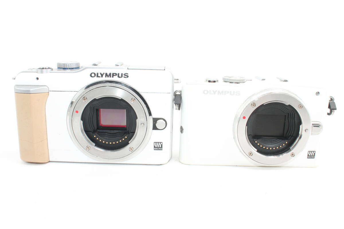 【20250711KNE-24】OLYMPUS ミラーレス一眼 PEN Lite E-PL5 E-PL1　M ZUIKO14-42パンケーキレンズ