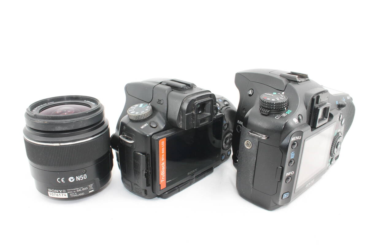 [20250711KNE-28]SONY α55 zoom линзы комплект PENTAX K20D