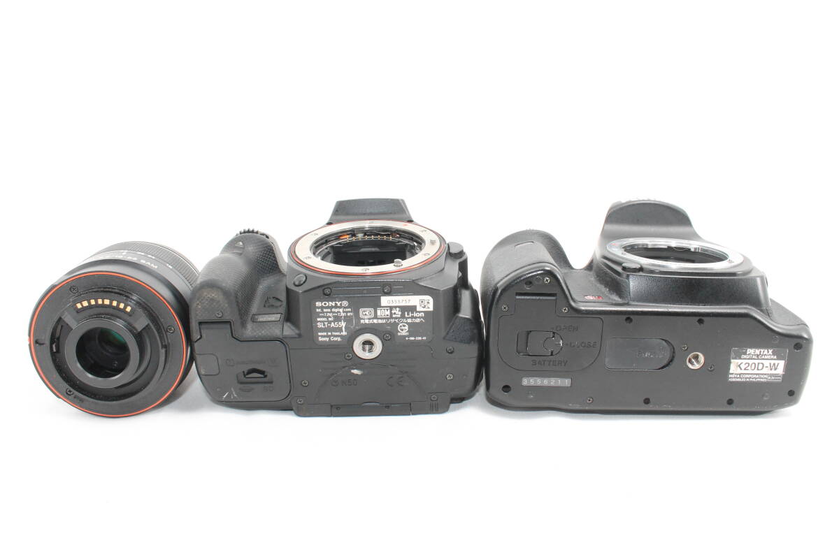 [20250711KNE-28]SONY α55 zoom линзы комплект PENTAX K20D