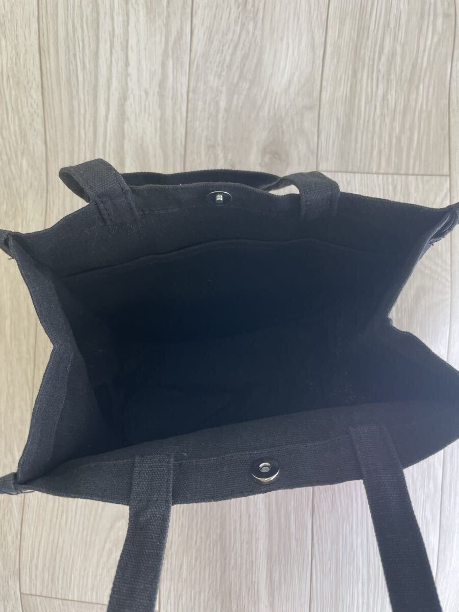 スヌーピー サーフィン トートバッグ キャンバス ブラック_画像4