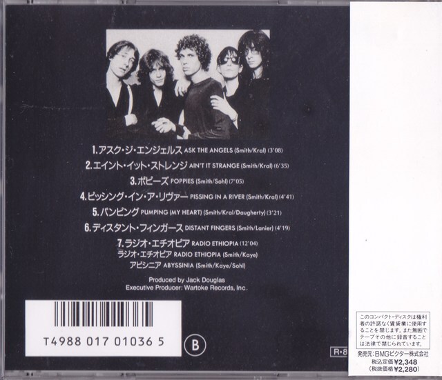PATTI SMITH / パティ・スミス・グループ / ラジオ・エチオピア /中古CD!!81199/C_画像6