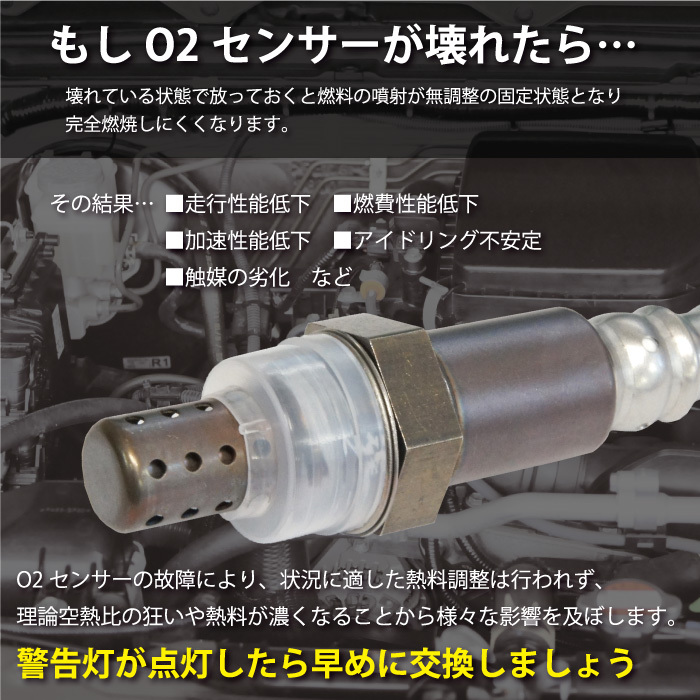 O2センサー ダイハツ ミラ カスタム L275S エキマニ側(cè)用 KF－DET(DOHCターボ) 89465-B2100 89465-B2101 89465-B2020 【S1】