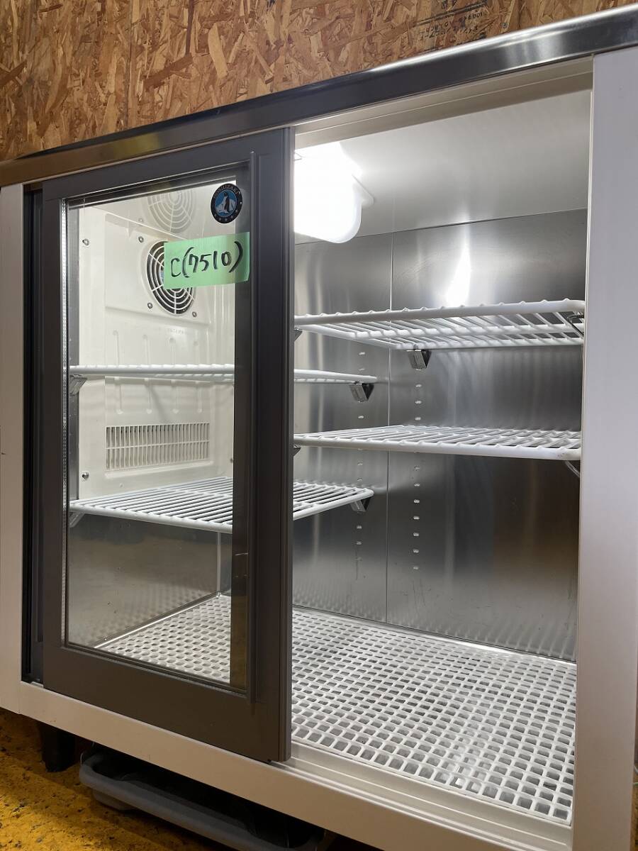 C(7510)2025年製 ホシザキ テーブル形冷蔵ショーケース RTS-90STD W900D450H800 128L 100V 冷蔵ショーケース 直接お引き取り歓迎 大阪_画像3