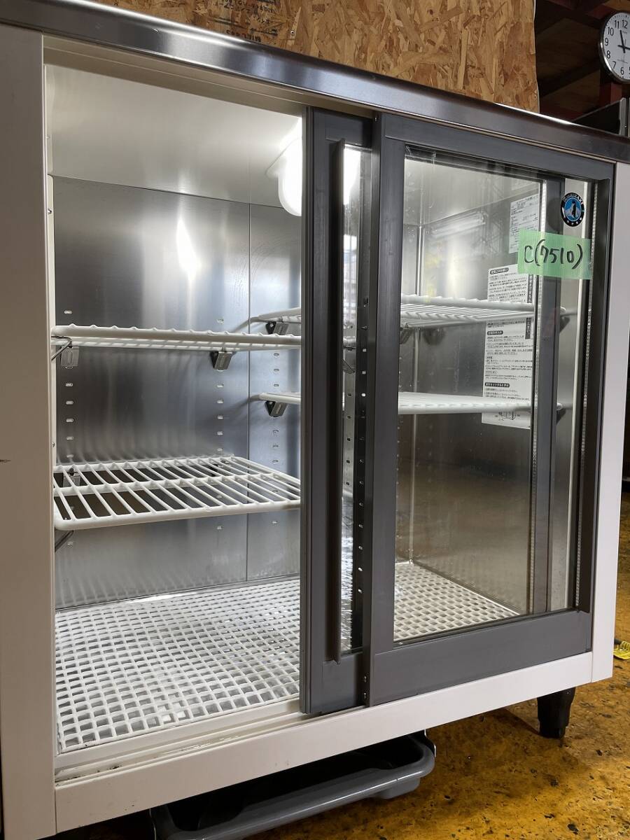 C(7510)2025年製 ホシザキ テーブル形冷蔵ショーケース RTS-90STD W900D450H800 128L 100V 冷蔵ショーケース 直接お引き取り歓迎 大阪_画像4