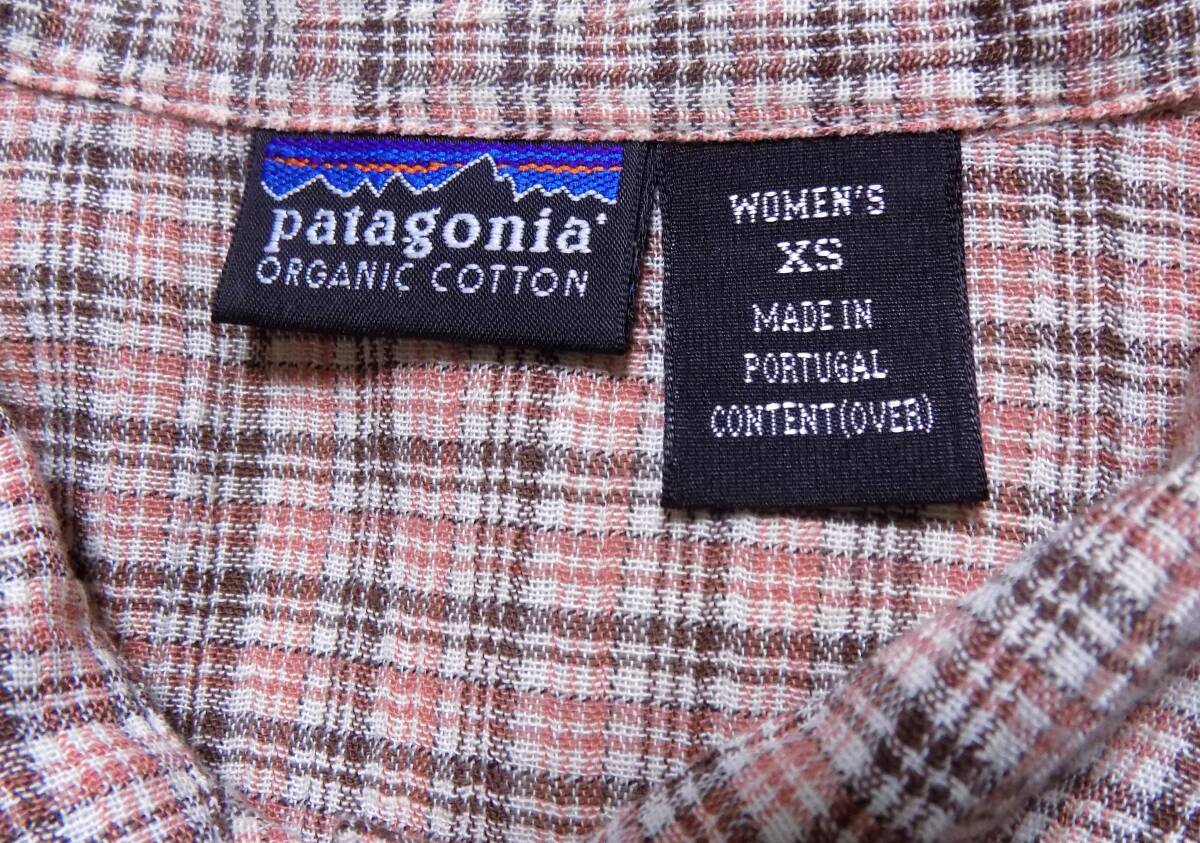 美品 Patagonia パタゴニア　チェック　半袖シャツ XS　（管T）　_画像4