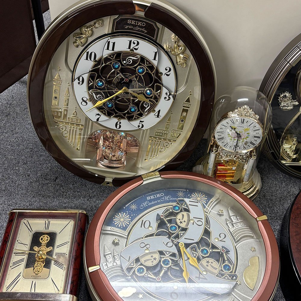 1円 21點(diǎn) 現(xiàn)狀品 時(shí)計(jì) 置き時(shí)計(jì) 掛け時(shí)計(jì) セイコー シチズン 等 他 動(dòng)作未確認(rèn) ジャンク まとめて 電池蓋無(wú)し含む 3個(gè)口 同梱不可