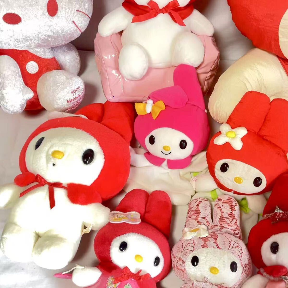 マイメロディ パペット ぬいぐるみ 當(dāng)時物 昭和レトロ レア商品 サンリオキャラクターズ 10體まとめ売り 大/中/小 大量セット 非売品多數(shù)