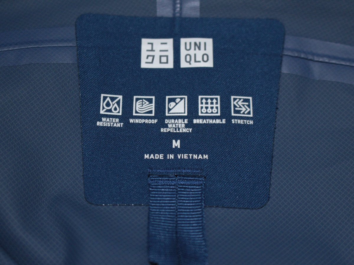 UNIQLO ユニクロ ブロックテックパーカ 3Dカット ジャケット M_画像3