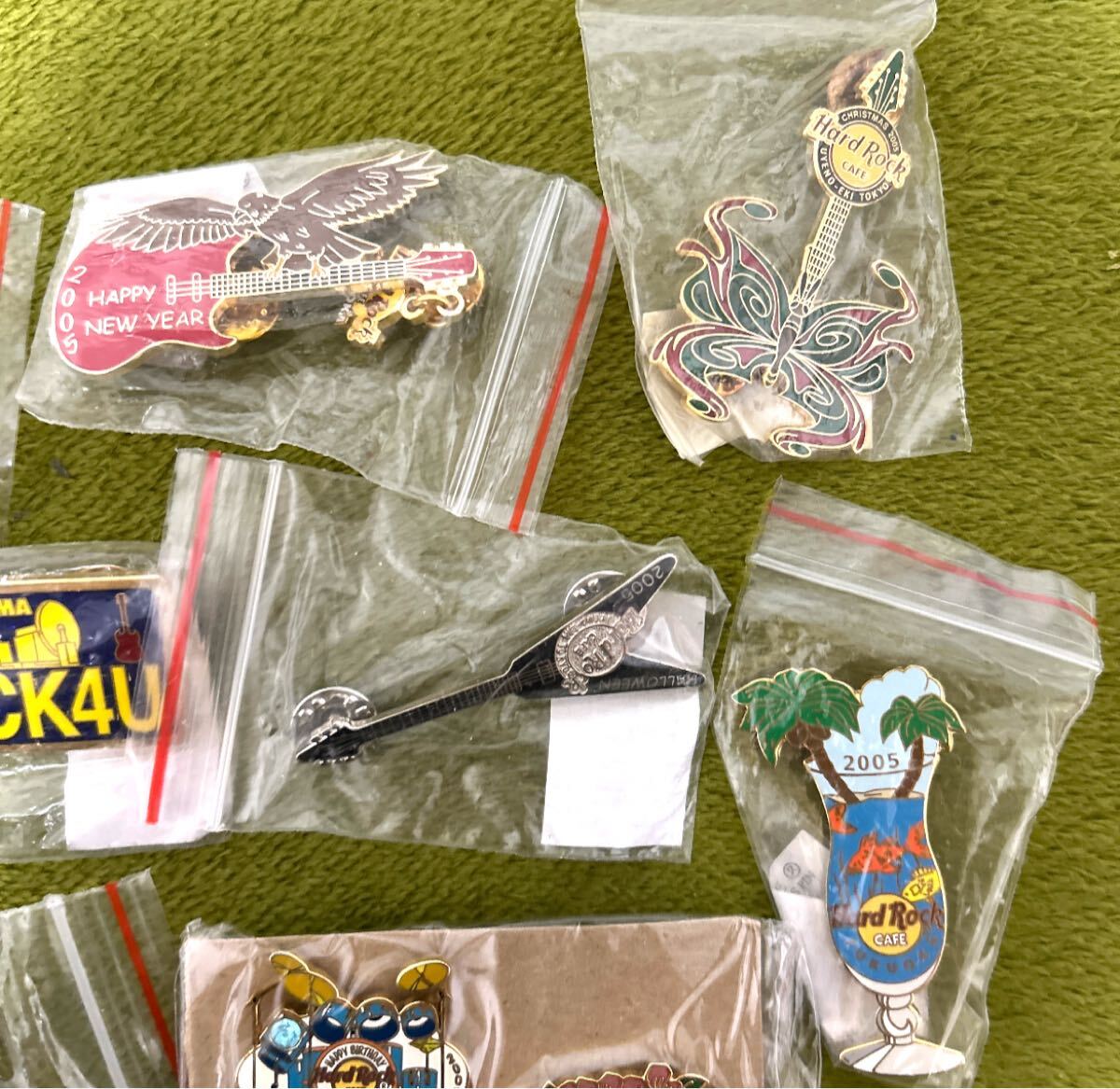 ハードロックカフェ Hard Rock CAFE ピンバッジ 大量まとめ ピンバッチ★TOKYO/YOKOHAMA/桜/錦鯉/クマ/ドラム/クリスマス/ギター/限定 レア