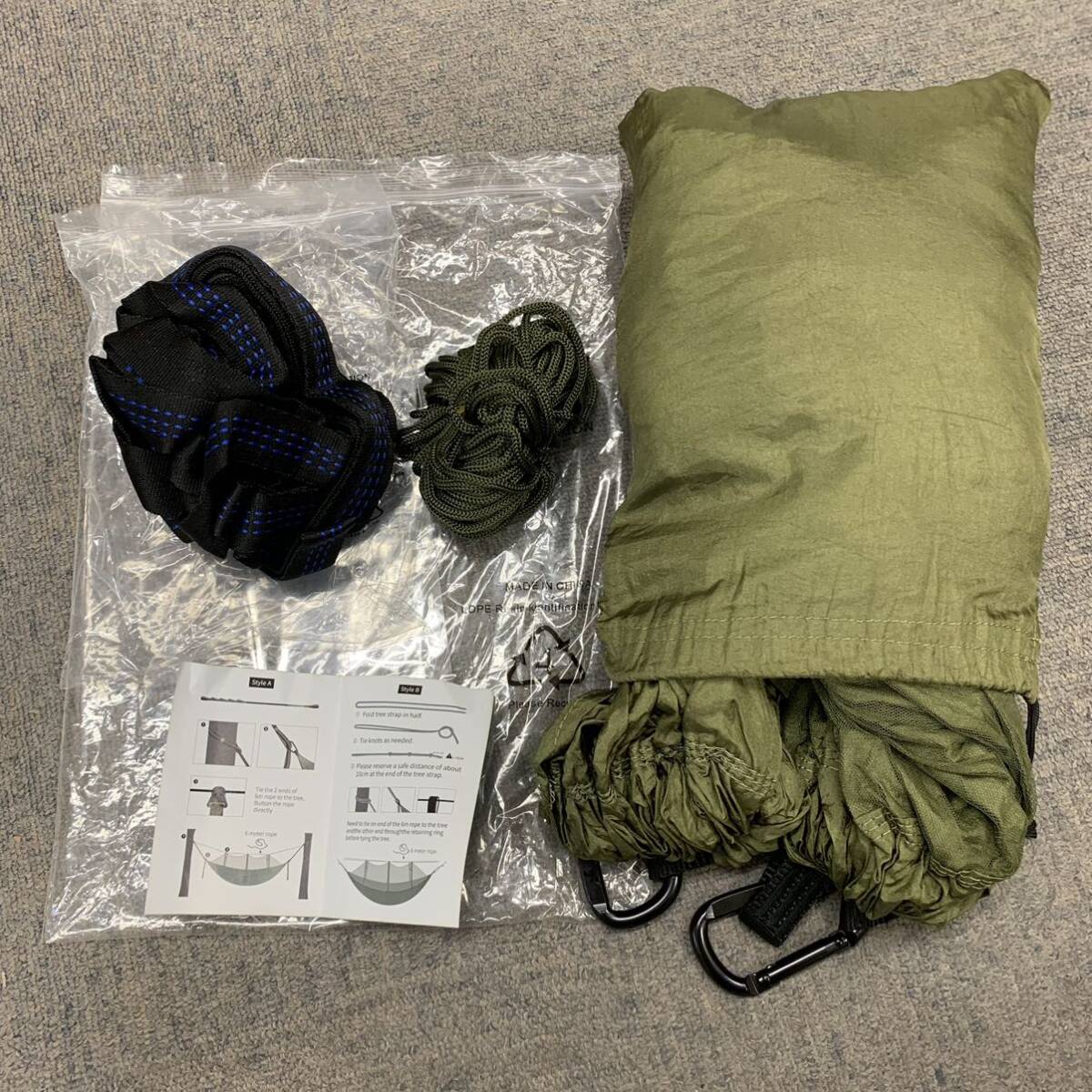 [ новый товар не использовался ] гамак противомоскитная сетка есть все часть комплект противомоскитная сетка в одном корпусе Army зеленый 