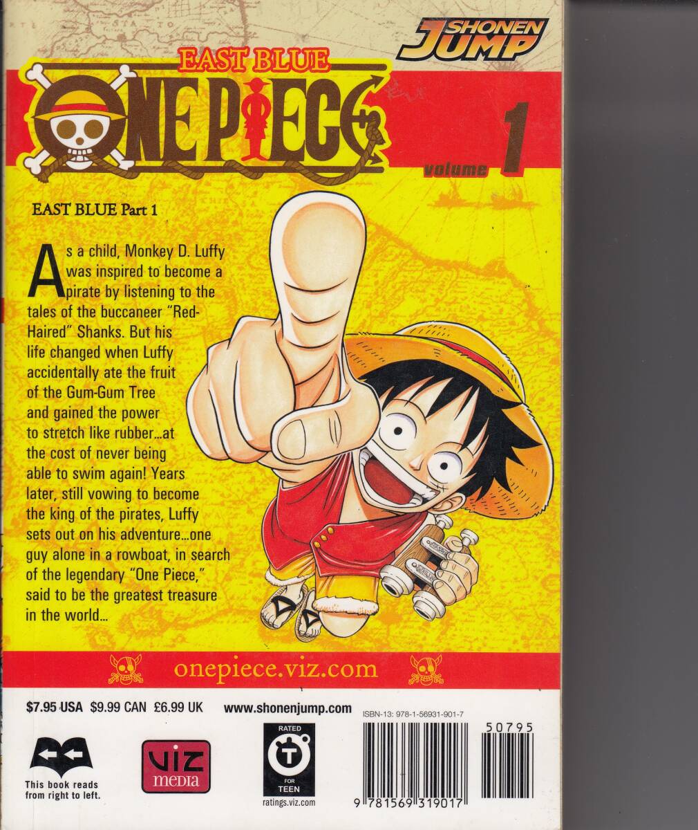 ワンピース、Vol.1、海外コミック、英語、mg00009_画像2