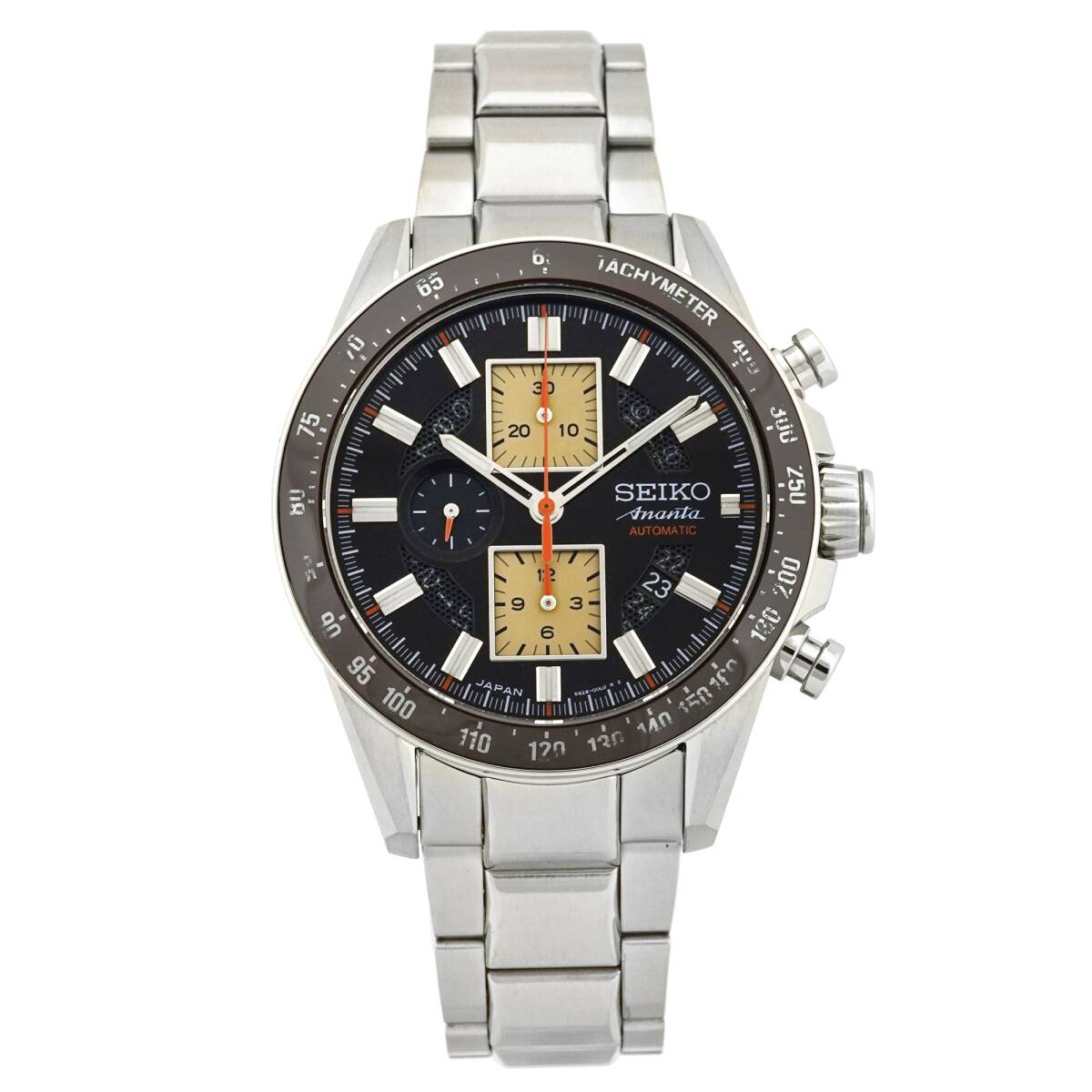 SEIKO セイコー ブライツ アナンタ SAEH007 6S28-00G0 自動巻き ブラック文字盤 メンズ 保証書 (K-K736)_画像2