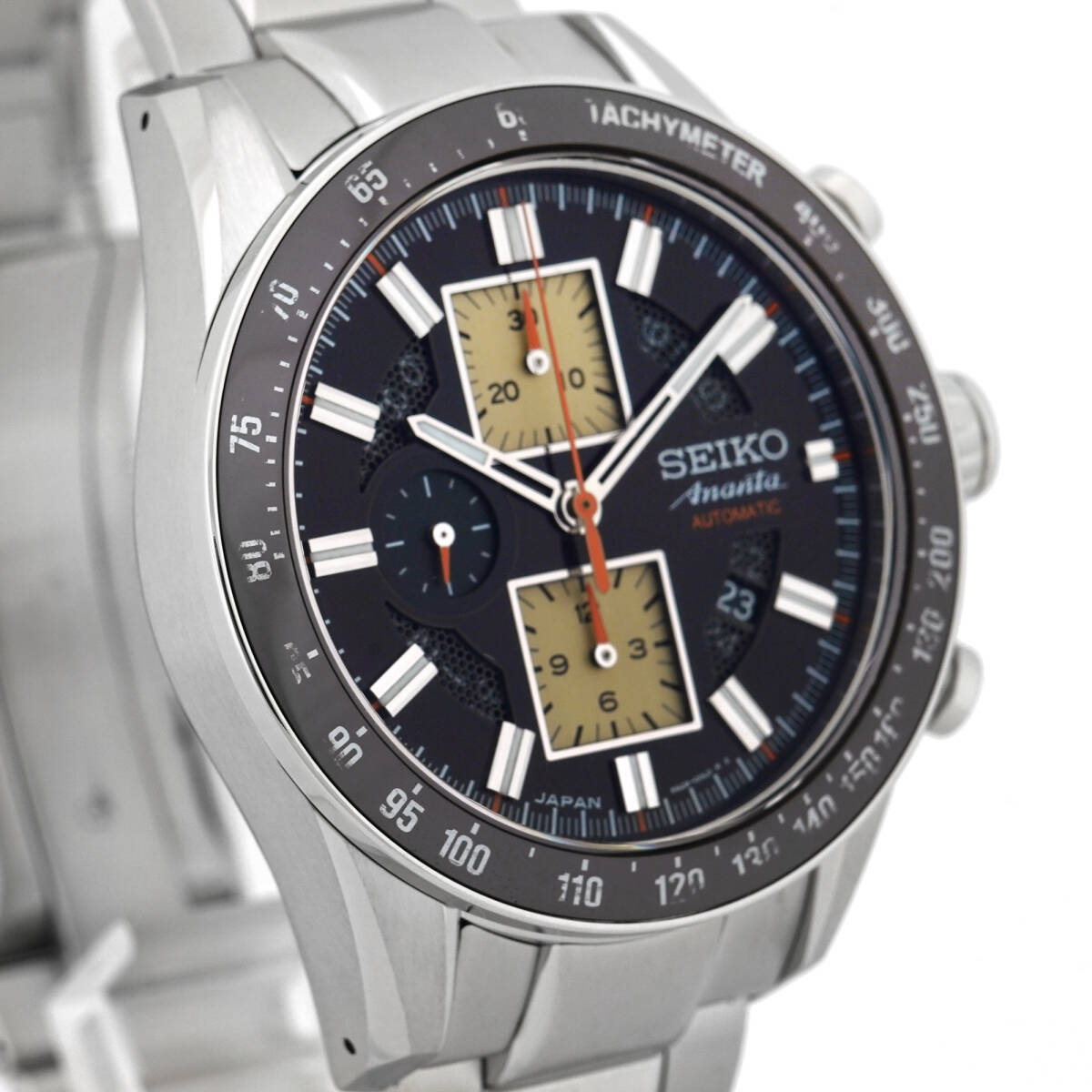 SEIKO セイコー ブライツ アナンタ SAEH007 6S28-00G0 自動巻き ブラック文字盤 メンズ 保証書 (K-K736)_画像3